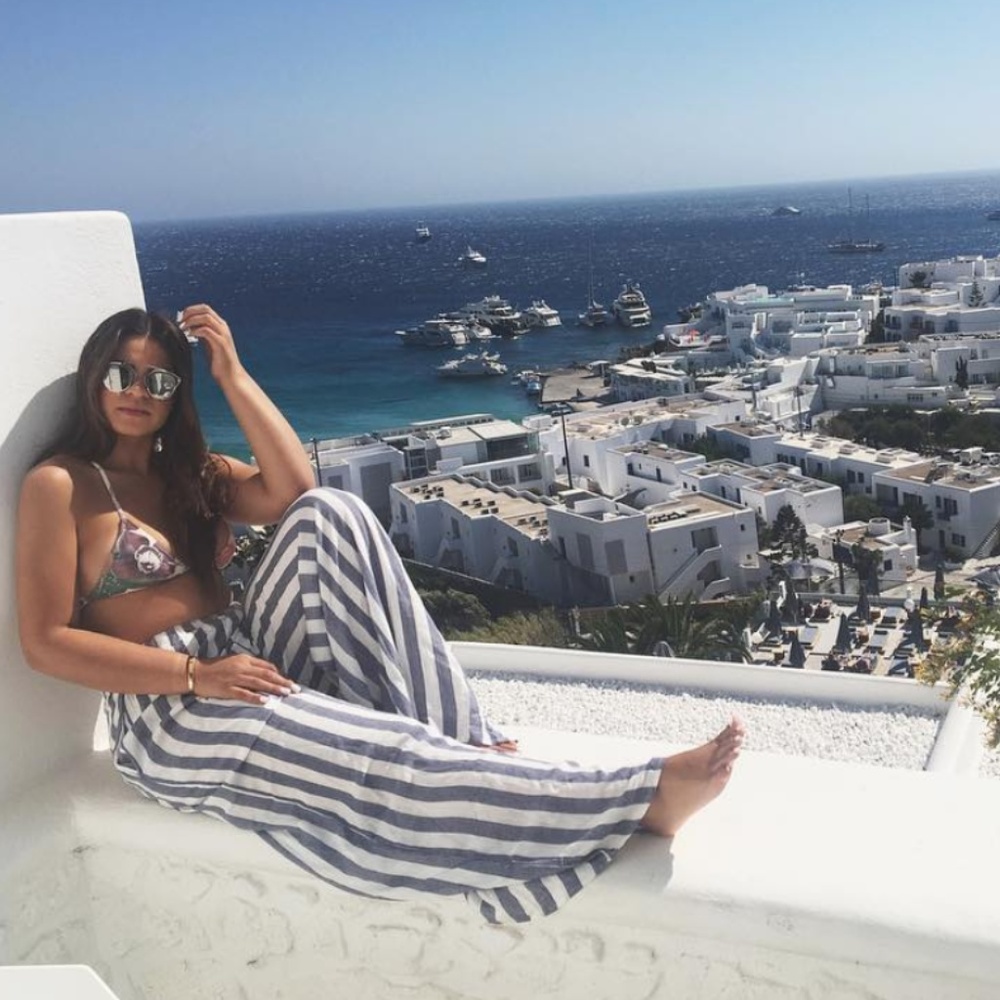 STRIPED BEACH PANTS